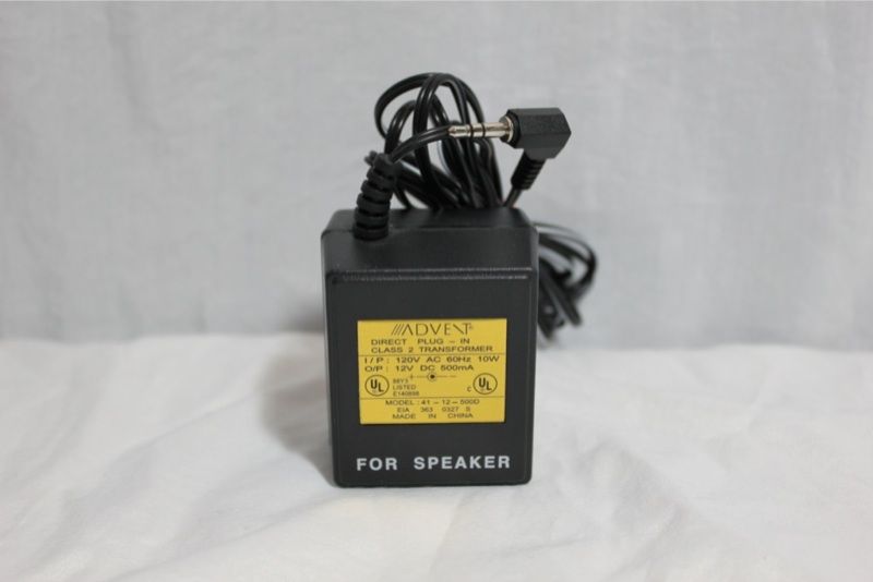 advent wireless speaker ac adapter part 41 12 500d