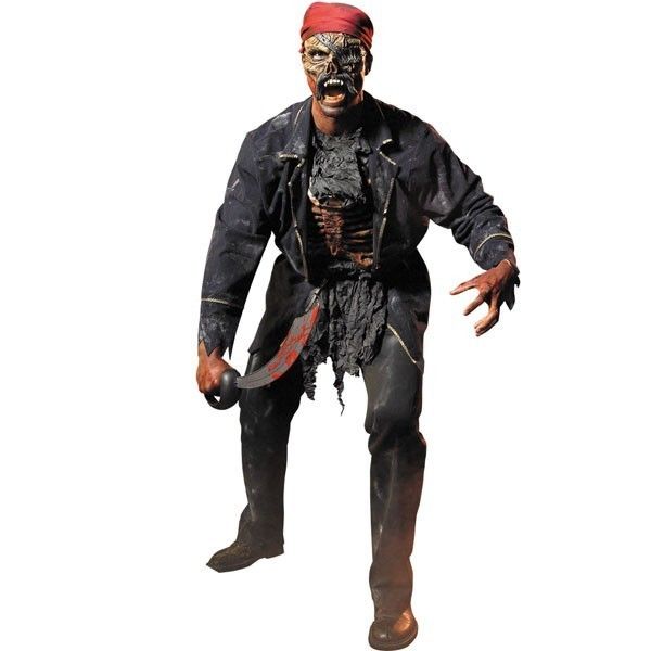 Gravelords Lord High Seas Adult Pirate Halloween Costume 42 46 New 