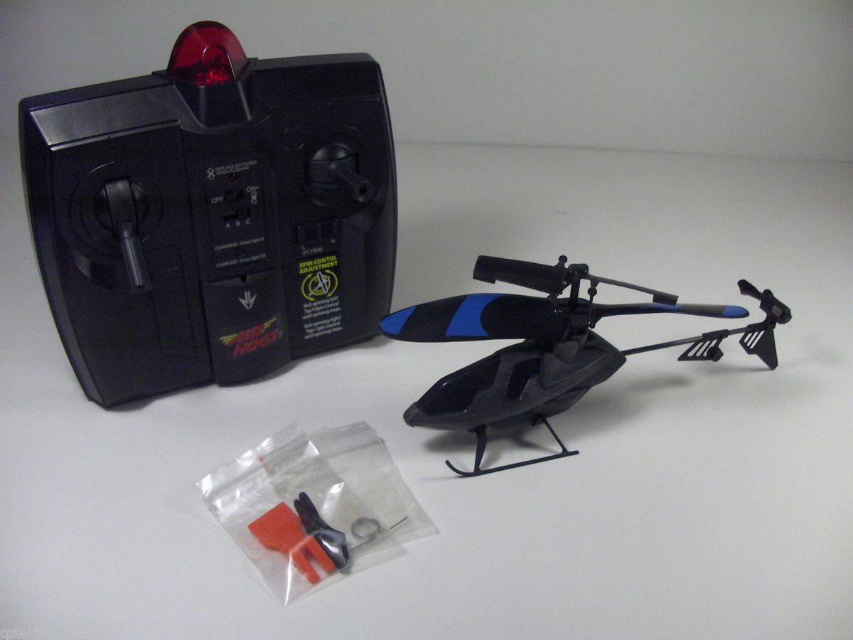 Used Air Hogs RC Micro Havoc Indoor Heli Black Mini IR Helicopter CH C 