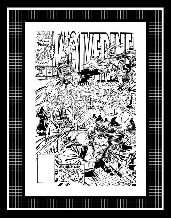 Marc Silvestri Wolverine 55 Production Art PG 1