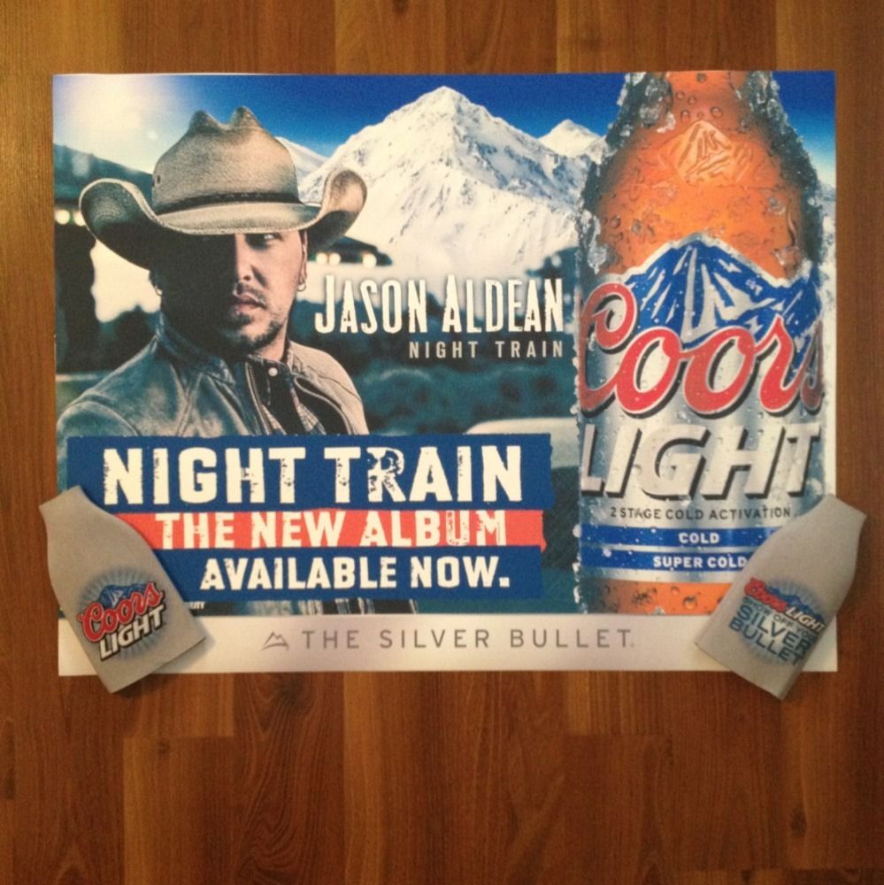 Jason Aldean Night Train Vinyl Poster More