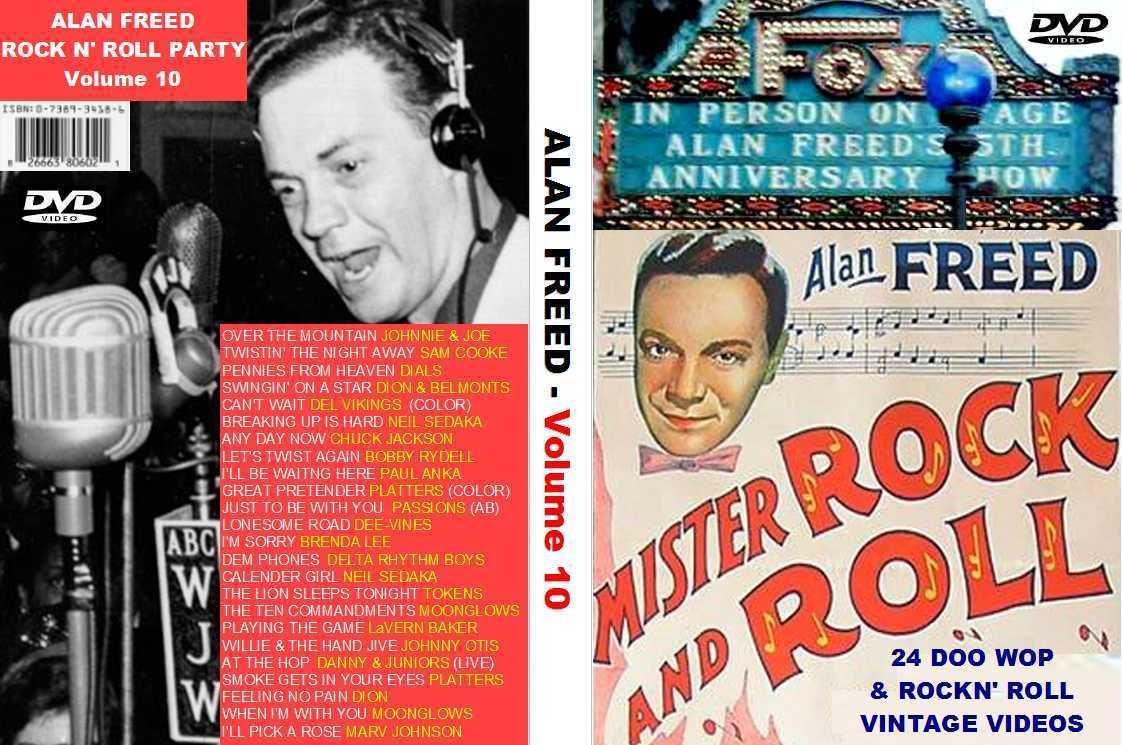 Alan Freed Rock N Party 24 Doo Wop Videos Vol 10 DVD