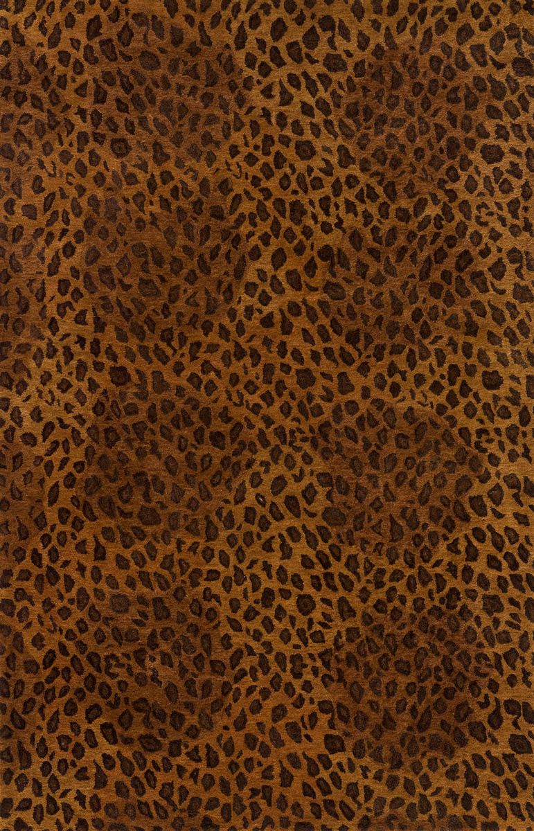  Animal Print Area Rug Stunning Wool Cheetah Leopard Carpet