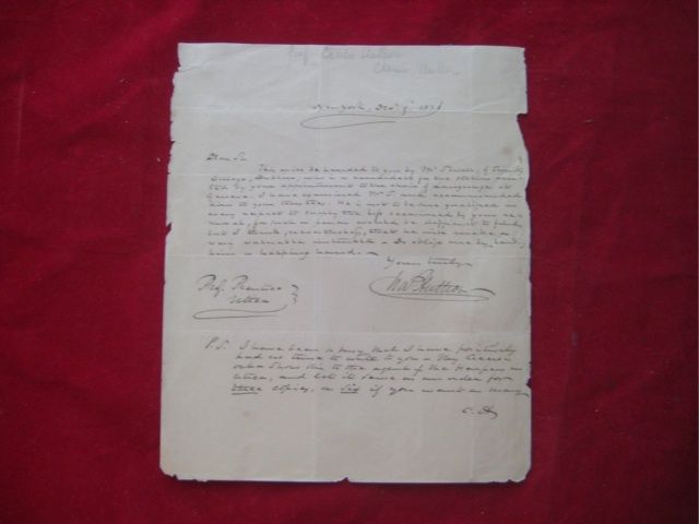 charles anthon autograph letter signed 1863 mormon