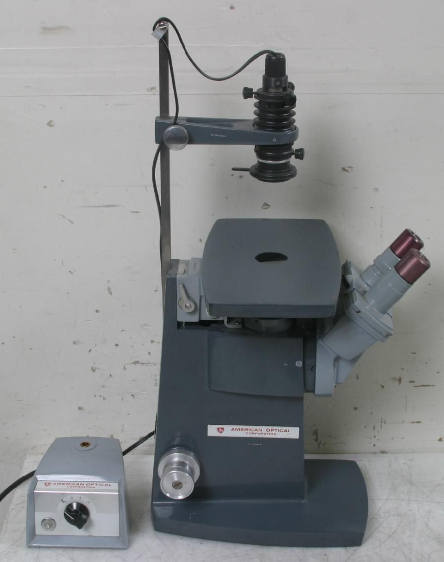 AO American Optical Model 1810 Inverted Microscope