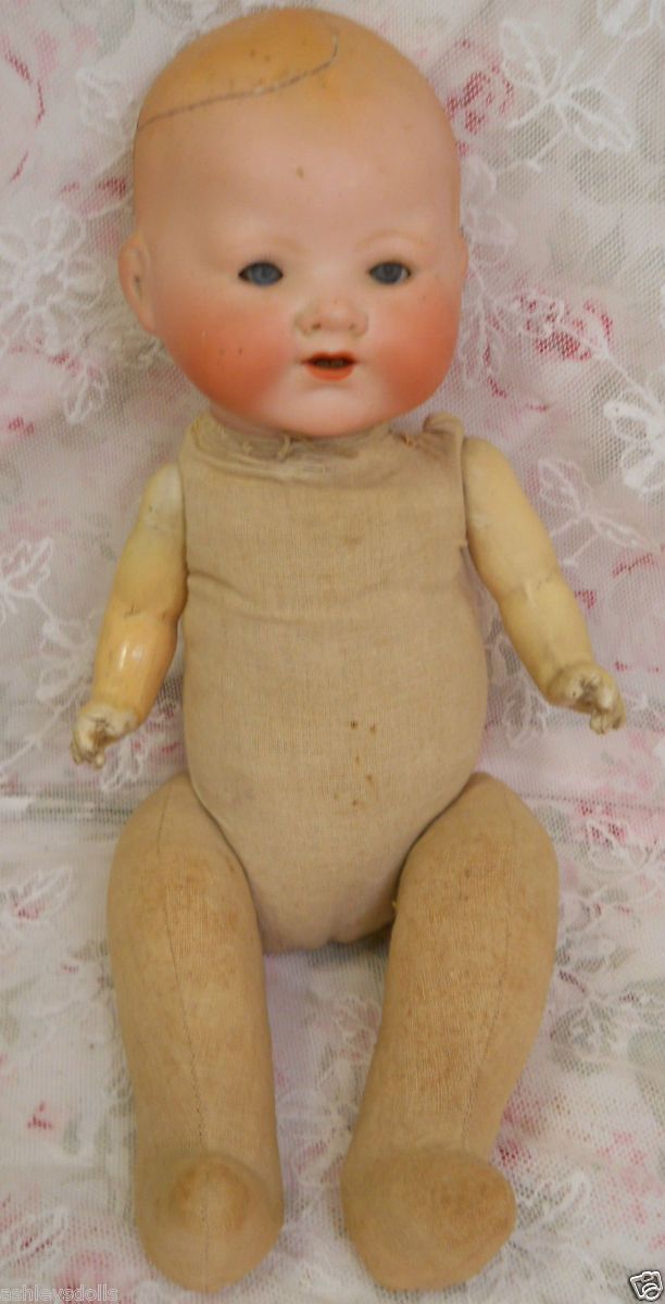 Armand Marseille Dream Baby Antique German Bisque Doll, for Repair 15 