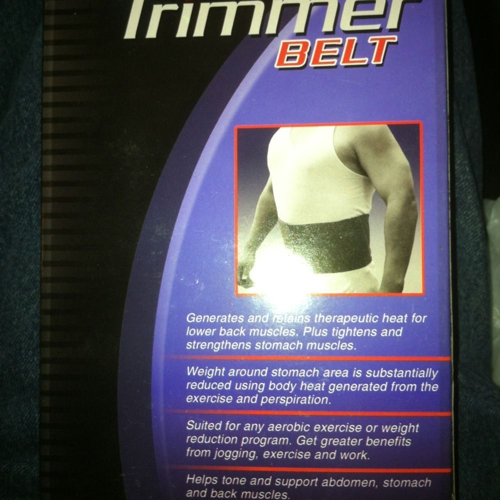   of 4 Pro Waist Trimmer Belt as Seen on TV for ABS Back Muscles