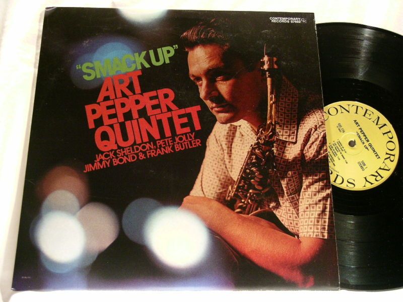 Art Pepper Smack Up Jack Sheldon Frank Butler LP