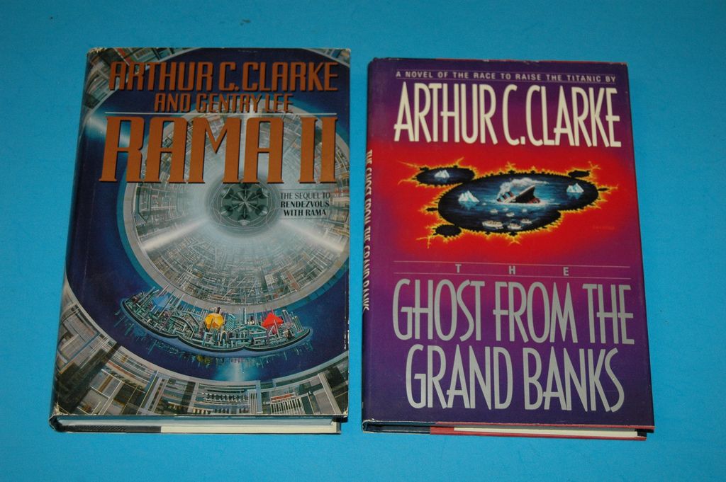 Lot of 8 Arthur C Clarke Books Harrcover Dust Jackets HCDJ