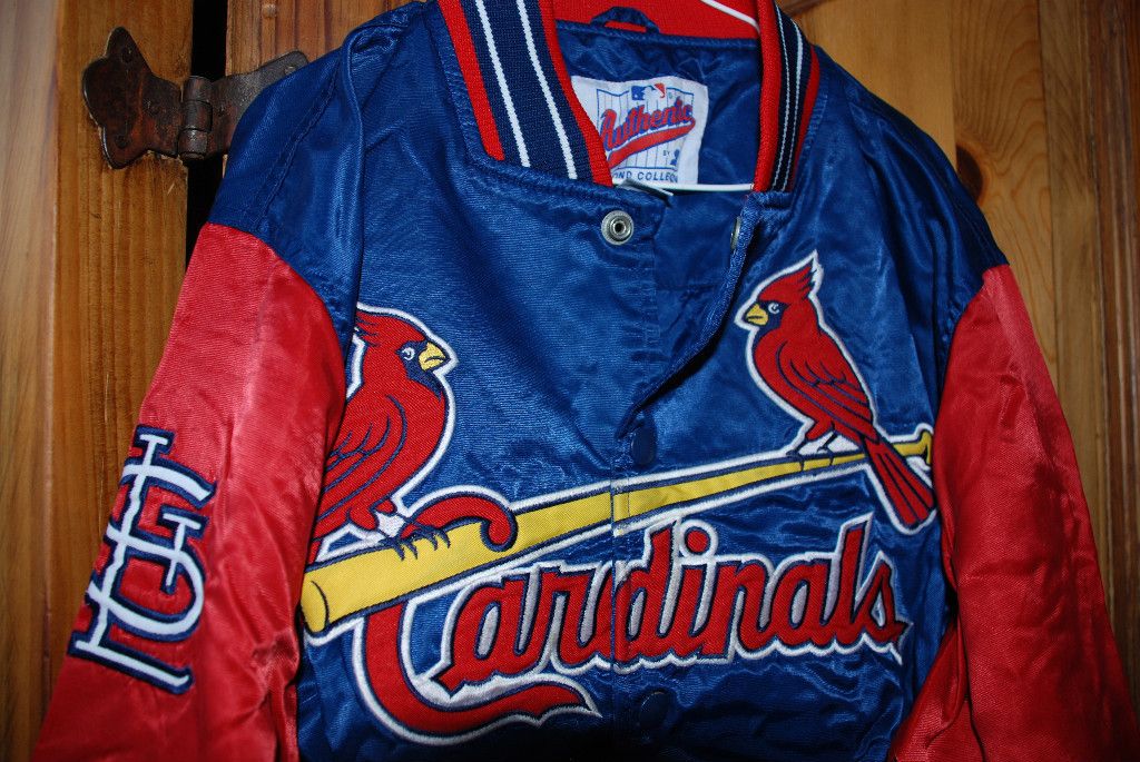 Authentic Diamond Collection MLB Cardinals Starter Jacket Youth Medium 