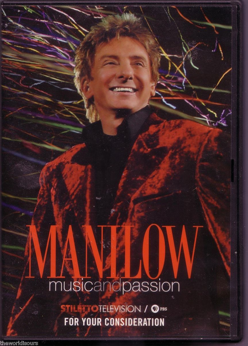 Barry Manilow Music and Passion Emmy Promo DVD not CD RARE