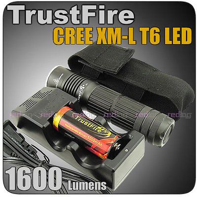 Newly listed TrusTfire A8 26650 1600Lm CREE XM L XML T6 LED Flashlight 