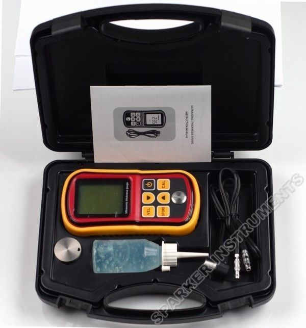 GM100 Ultrasonic Wall Thickness Gauge Meter Tester Steel PVC Digital 