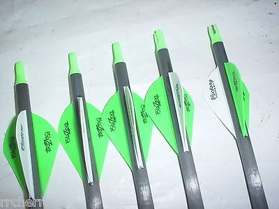 12  VICTORY V FORCE V6 400 45/60 CARBON ARROWS W/ BLAZER VANES 1 