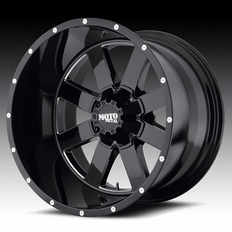 18 inch 18x10 Moto Metal black wheels rims 5x5.5 5x139.7 dodge ram 