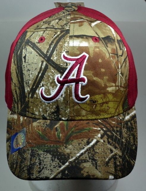 NCAA Alabama Crimson Tide Mossy Oak Camo Hat Cap New Adjustable Camo 