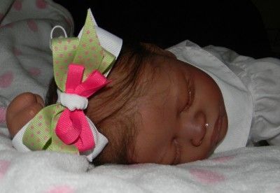 cuddly ethnic reborn baby girl aisha