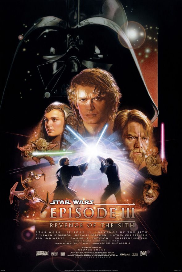 Star Wars Episode III Movie Poster DS Orig Final 27x40