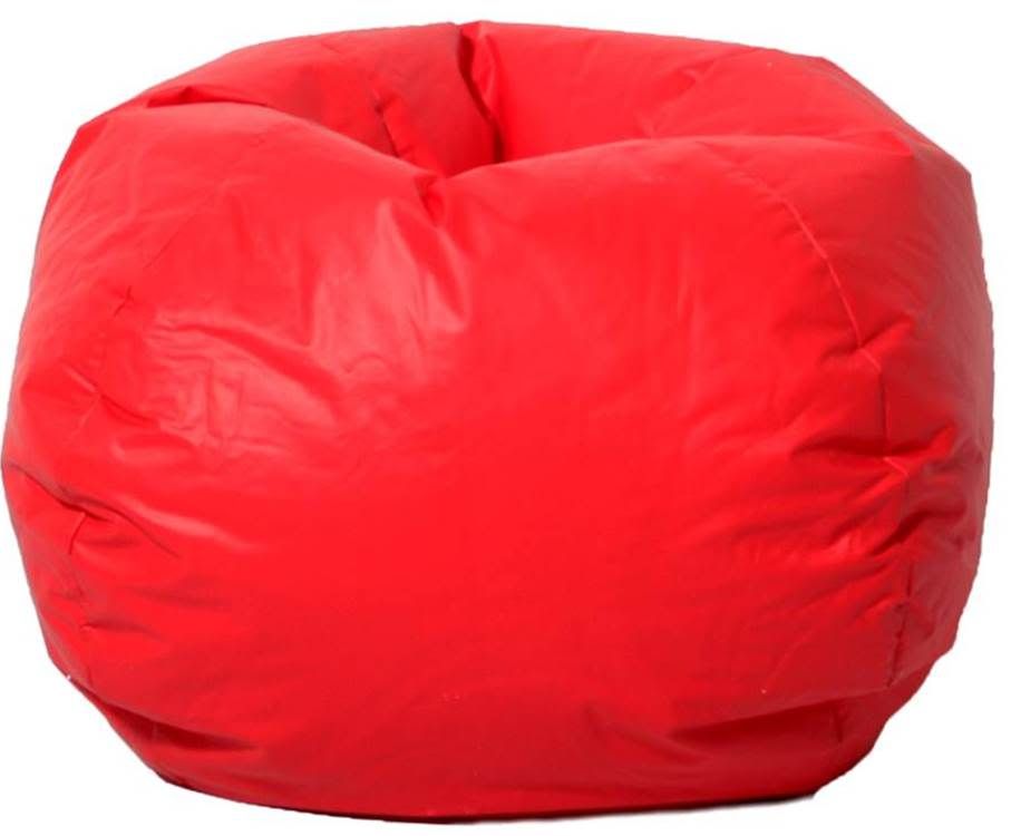 Durable Bean Bag Chairs with Comfortable Seating & Vinyl Cover in 6 