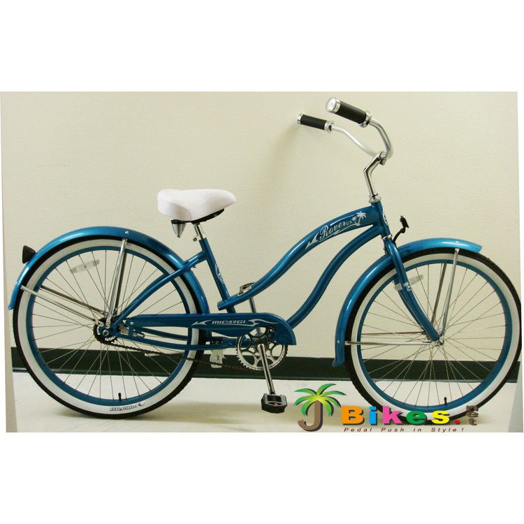 Beach Cruiser Bicycle Bike Micargi Rover GX 26 Womens Turquoise with 