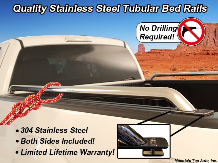 Chevy Silverado Sierra Long Bed 96 8ft Bed Bedrails Rails Tie Down 