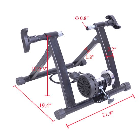 Adjustable Indoor Magnet Bike Bicycle Trainer Stand Stationary Home 