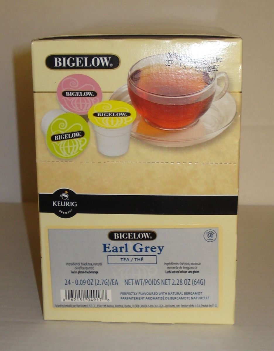 Bigelow Tea 24 K Cups Earl Grey Tea Keurig New in Box