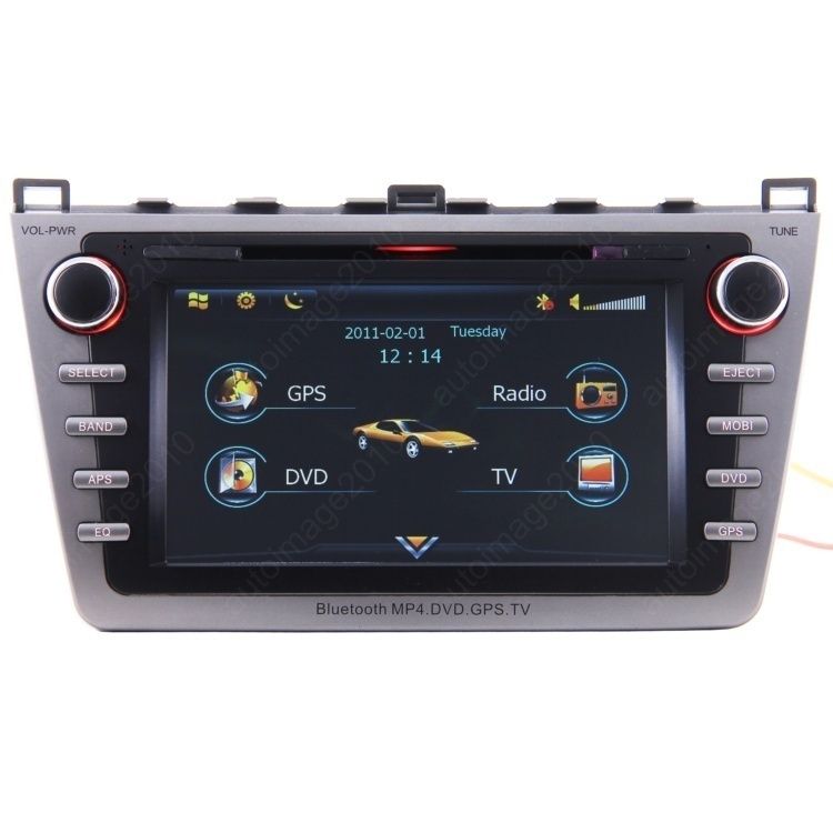   Car GPS Navigation Radio DVB T TV Bluetooth iPod DVD Player