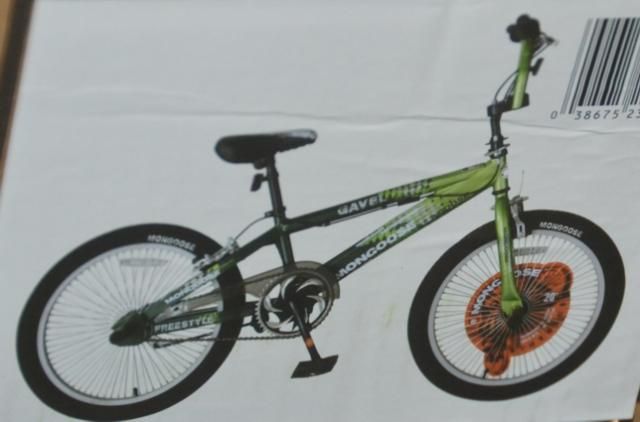 Mongoose 20 inch Gavel BMX Boys Bicycle Bike Green
