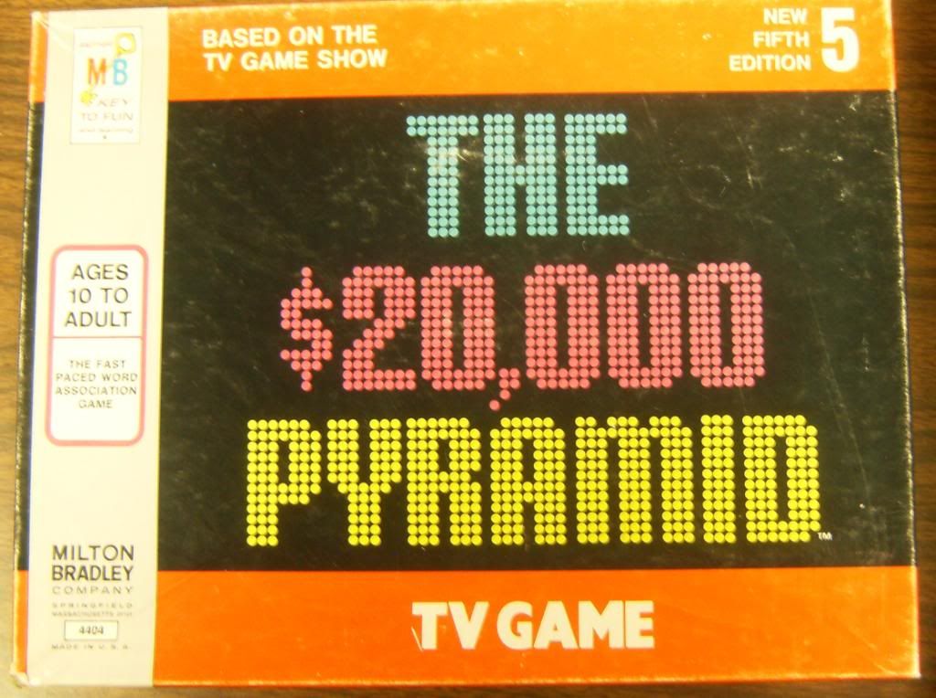 20 000 Pyramid Game 5th Ed Milton Bradley Game Complete