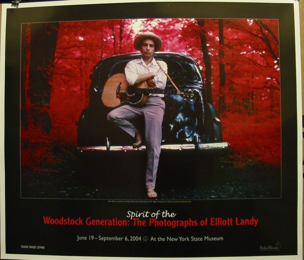 Bob Dylan   Woodstock Generation Poster, Elliott Landy