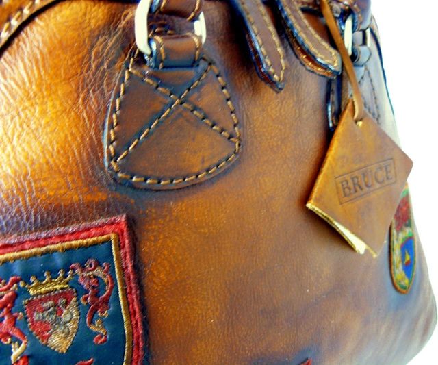 Italian High Quality Leather Shoulder Bag Capalbio Big