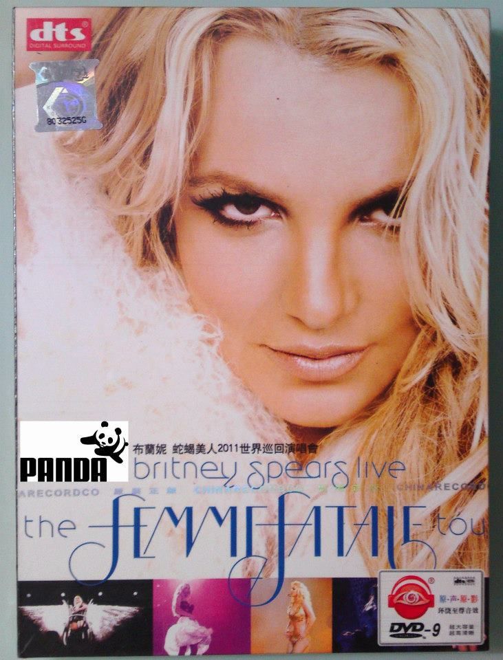 Britney Spears Chinese The Femme Fatale Live Tour Concert China 