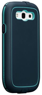 Case Mate Phantom Navy Blue Aqua Hard Case Belt Clip Samsung Galaxy S3 