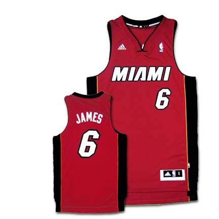 Lebron James Miami Heat 6 Youth Revolution 30 Swingman Adidas NBA 