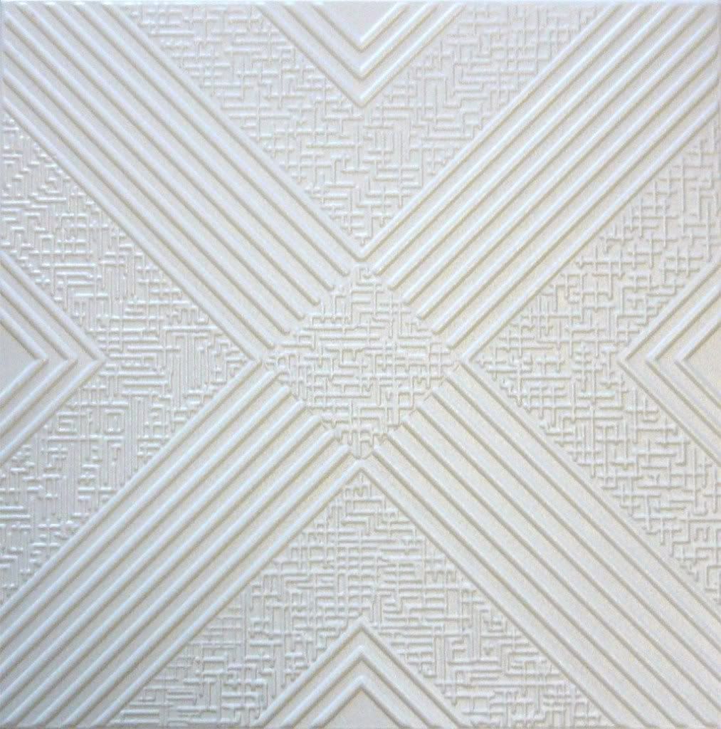 Amazing Styrofoam Ceiling Tiles R34W White Easy Glue Up