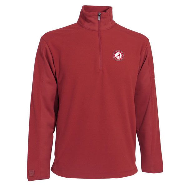 Alabama Crimson Tide Cardinal Frost Quarter Zip Fleece Jacket