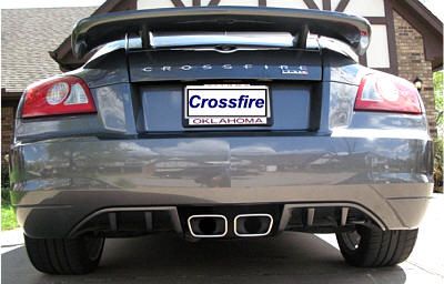 Chrysler Crossfire (2005 2008) Rear Fascia Accent Panels   2pc HCA