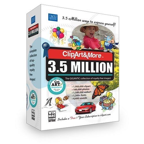  Publishing CAM3 5MBX01 Clipart More 3 5 Million Clipart Fonts