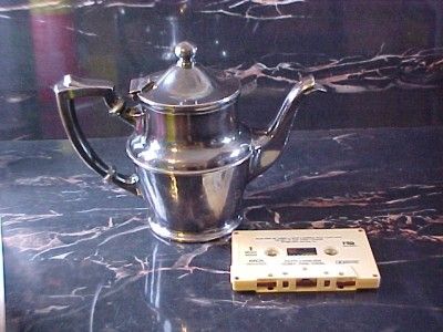  SILVER HOTEL WARE TEAPOT THE ANTLERS COLORADO RARE COFFEE