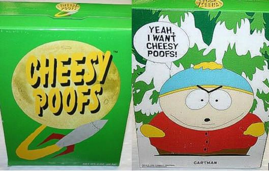 Comedy Central South Park Cartman Cheesy Poofs.