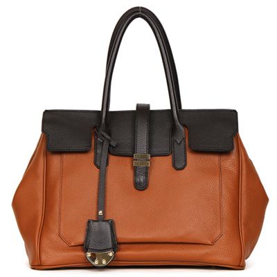 Made in Korea Womens Genuine Leather Tabatha Satchel Handbag Tote