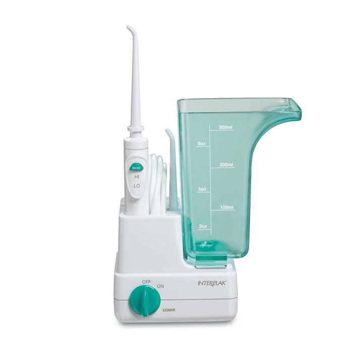 Interplak by Conair Cordless Dental Water Jet 2 Tips Great for Travel
