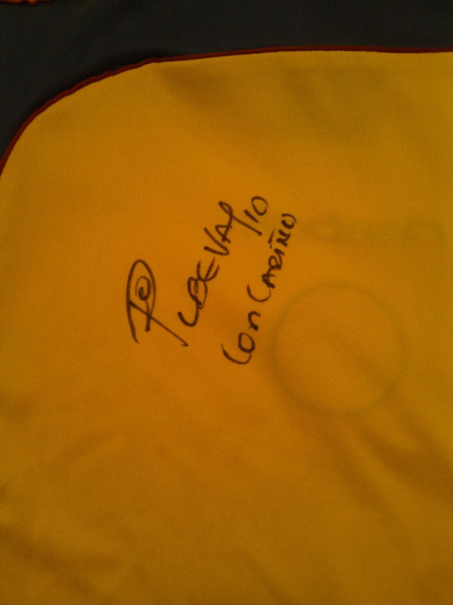 Colombia Soccer Jersey Carlos Pibe Valderrama Autographed