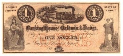 Council Bluffs IA Banking House of Baldwin Dodge $1
