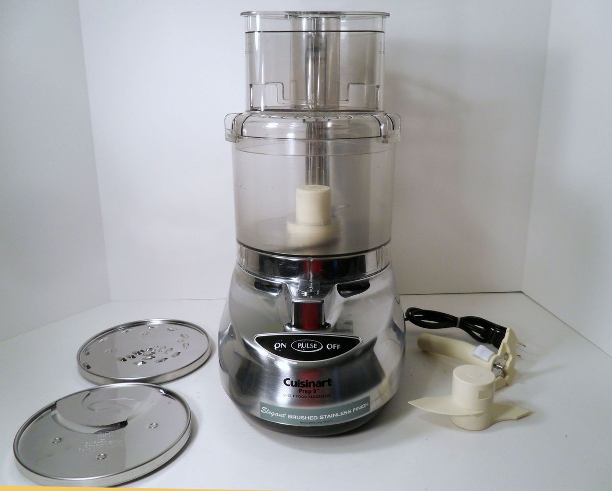 CUISINART PREP 9 9 CUP PREMIER FOOD PROCESSOR STAINLESS STEEL FINISH