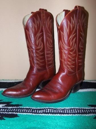 Dan Post Vintage Tall Leather Western Cowboy Boots Men’s Size 8 5 D