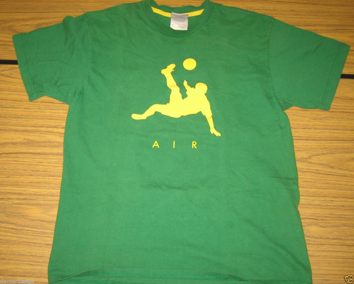 PERFECT BRASIL NIKE AIR Futbol Shirt Size Medium SOCCER Brazil Jersey