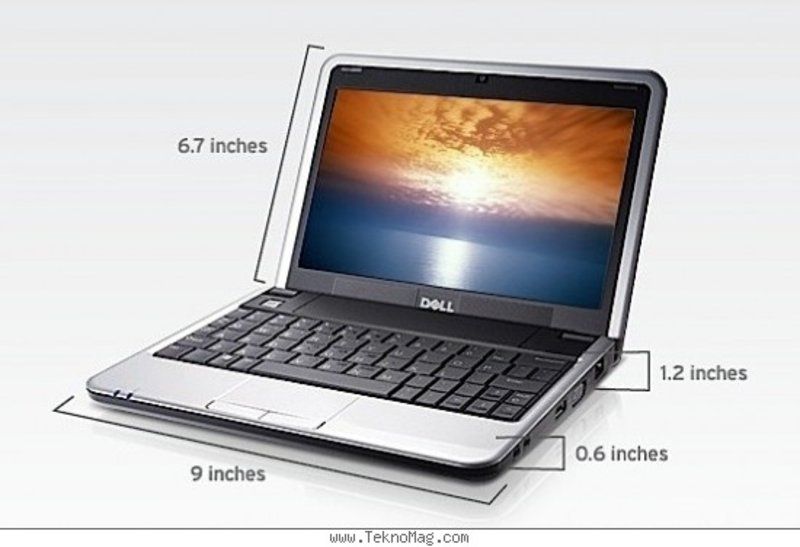 New Dell Mini 9 Inspiron 910 Laptop Notebook Black Windows XP Home