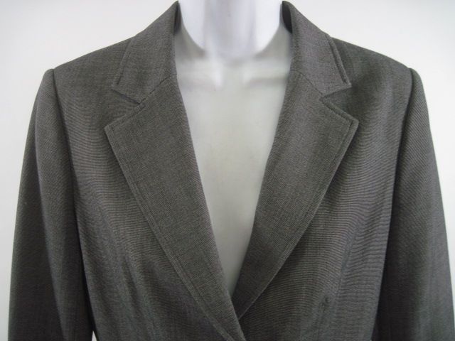  gray black pants jacket suit set in a size 4 the jacket to this